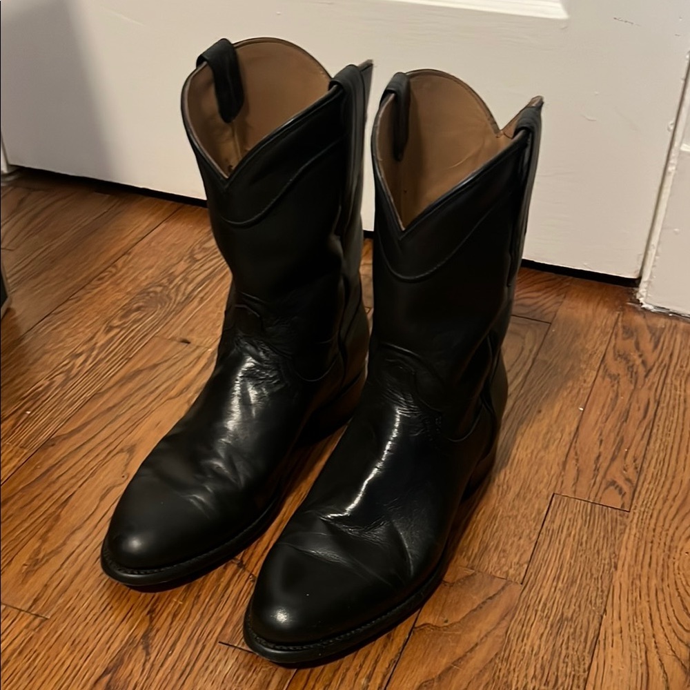 Tecovas “The Earl” Midnight Calfskin Cowboy Boots
